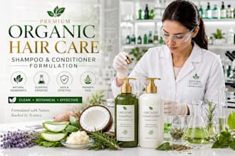 formulate organic shampoo and conditioner for your brand