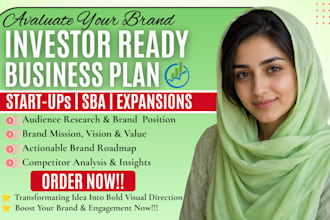 develop a topnotch business plan, proposal for startups, investors, nonprofit
