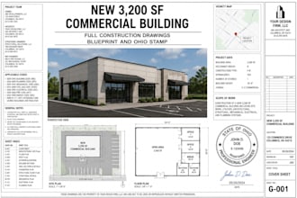 design and make full construction drawings blueprint and ohio stamp