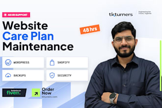 do wordpress website maintenance, malware removal and fix wordpress bugs