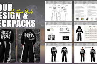 design custom sportswear and activewear techpacks