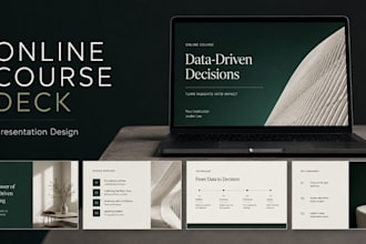 design training, webinar and online course presentations