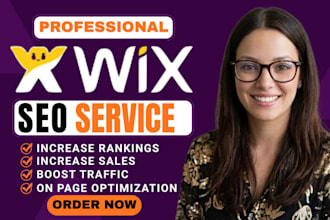 do wix on page and technical seo optimization,fix wix bug issue, google indexing