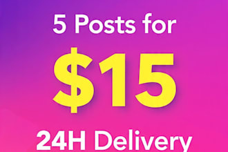 design 5 stunning instagram and islamic posts on canva