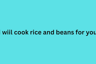 cook rice and beans