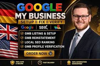 setup google my business fix suspended gmb reisntate business profile suspension