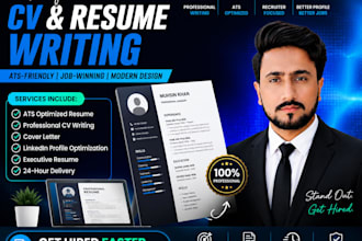 write a professional resume and CV