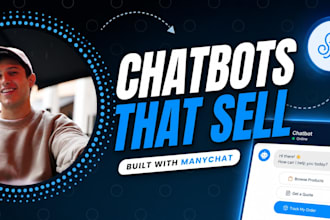 build a manychat chatbot that turns conversations into sales