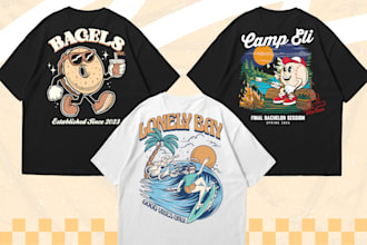 create vintage retro clothing design