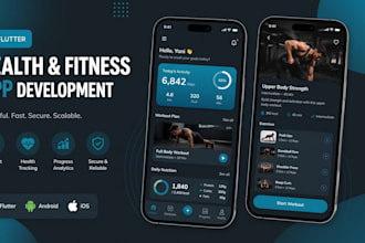 develop personal trainer app, health, nutrition or workout