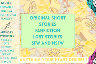write fantasy romance fanfiction supernatural sfw or nsfw