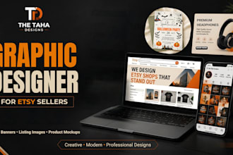 be your graphic designer for etsy sellers