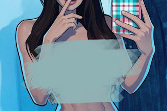 draw a sfw of nsfw illustration for you