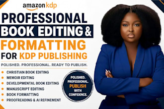 format christian self help memoir book editing developmental kdp book editor