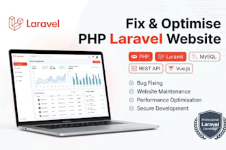 fix PHP laravel bugs and errors professionally