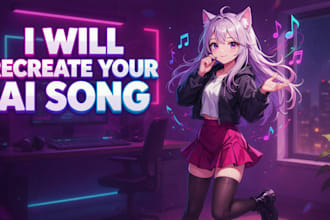 recreate your ai song into a professional production