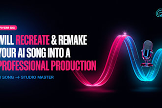 recreate your ai song into a professional production