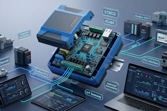 design rs485 modbus industrial controllers with stm32 and ethernet
