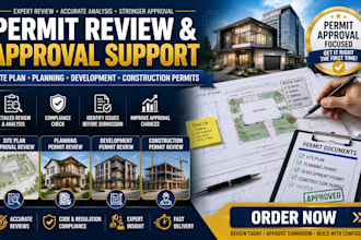 create site plan approval planning permit development permit construction permit