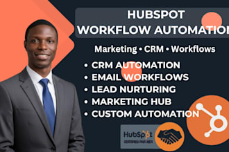 setup hubspot CRM automation and hubspot workflows