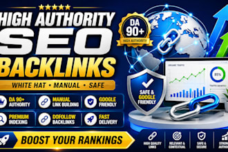 build high authority white hat SEO backlinks for google rankings