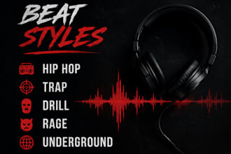 sell original trap and hip hop beats