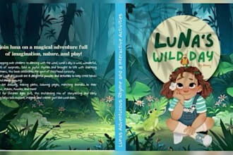 draw cute magical whimsical characters and children book art illustration KDP