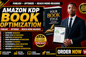 optimize your kindle KDP book publishing for better visibility