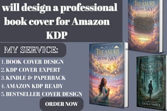 design amazon KDP bookcover ebook paperback  cover