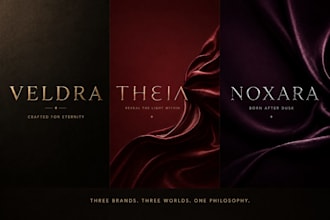 create a luxury brand concept and creative direction