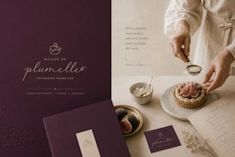 create a luxury brand identity and visual direction