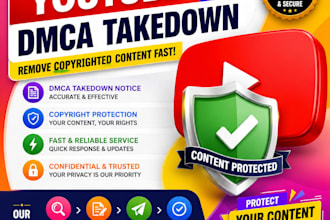 assist with youtube content removal