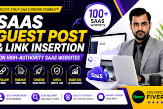 build high authority saas backlinks and saas guest post links for SEO ranking