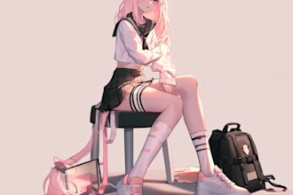 do a anime character
