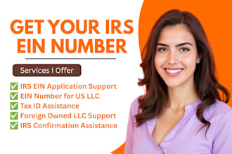 get irs ein number and tax id for us llc non resident in an hr