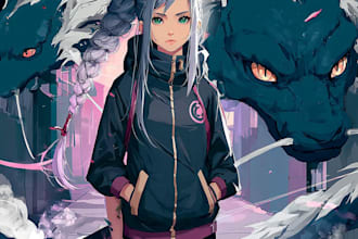 do draw you an anime portrait or icon