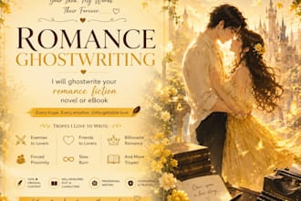 ghostwrite your unforgettable romance fiction story