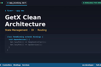 build flutter apps with getx state management
