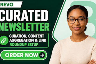 set up curated newsletter curation content aggregation link roundup tool setup