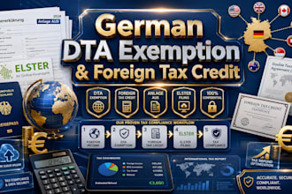 file german tax return, dta exemption, foreign tax credit and elster filing