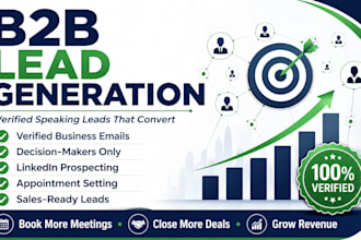 generate b2b speaking leads and qualified sales leads for your business