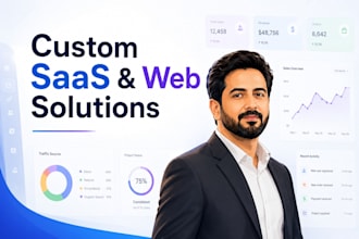 develop custom web portal, saas and business  software