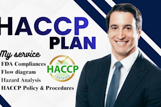 prepare haccp food safety plan and hazard analysis documentation