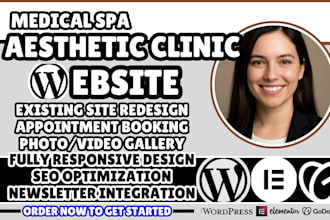 aesthetic clinic website, medical spa website, beauty, cosmetic clinic website