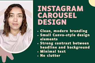 design professional instagram carousel posts in canva