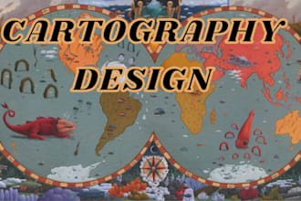 draw vintage world map hand drawn map and fantasy illustration