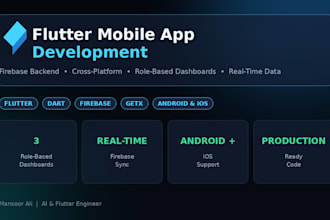 do flutter mobile app development with firebase