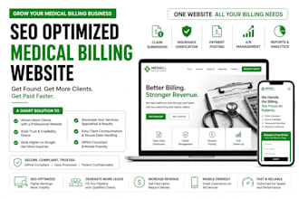 build hipaa medical billing website with patient booking