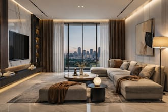 do interior design rendering photorealistic 3d render room visualization HD 4k
