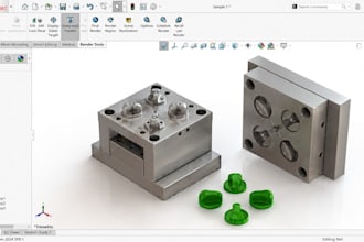 do injection mold dfm core cavity thin wall plastic part optimization solidworks